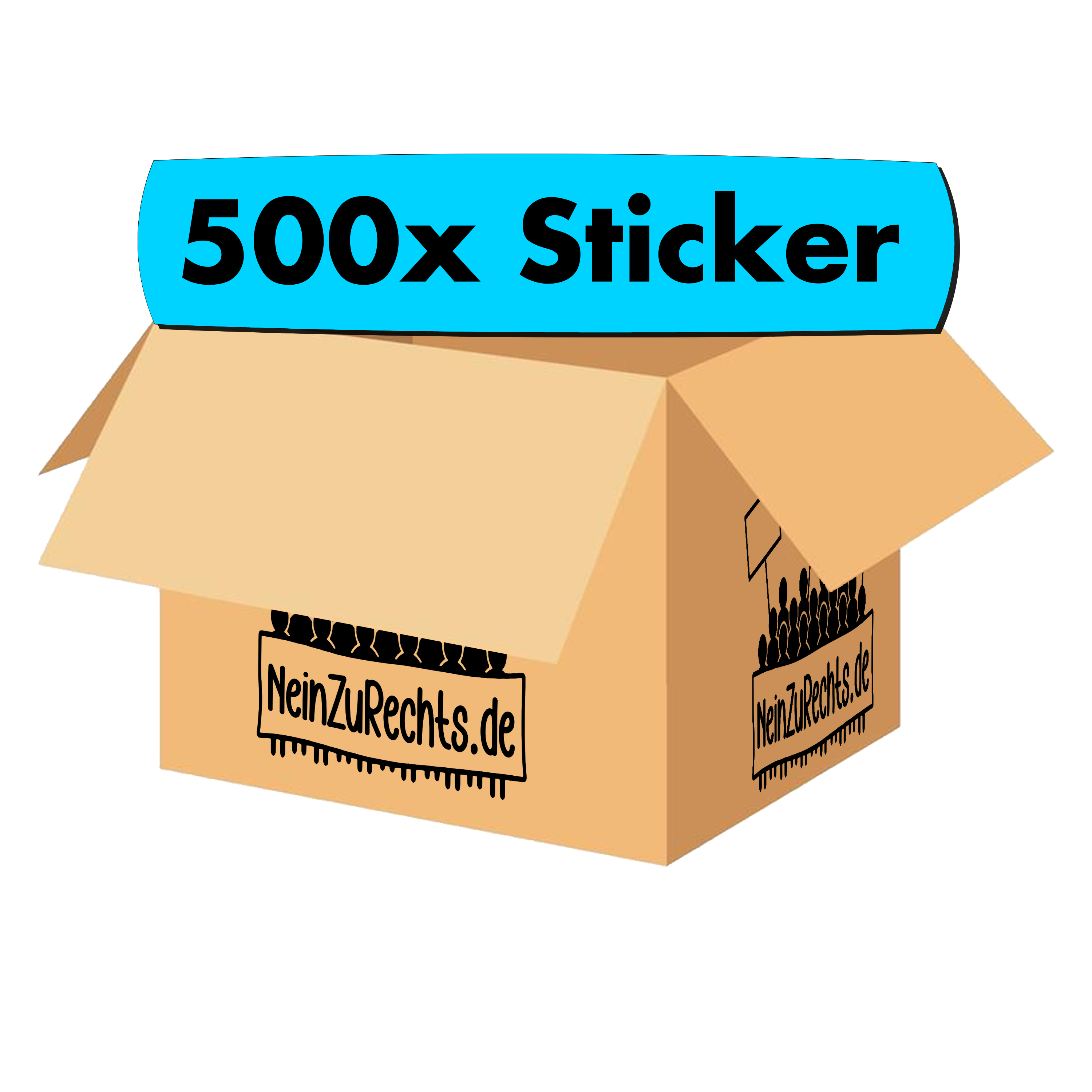 500x Sticker Mystery Box