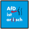 "AfD ist ar(i)sch" Sticker
