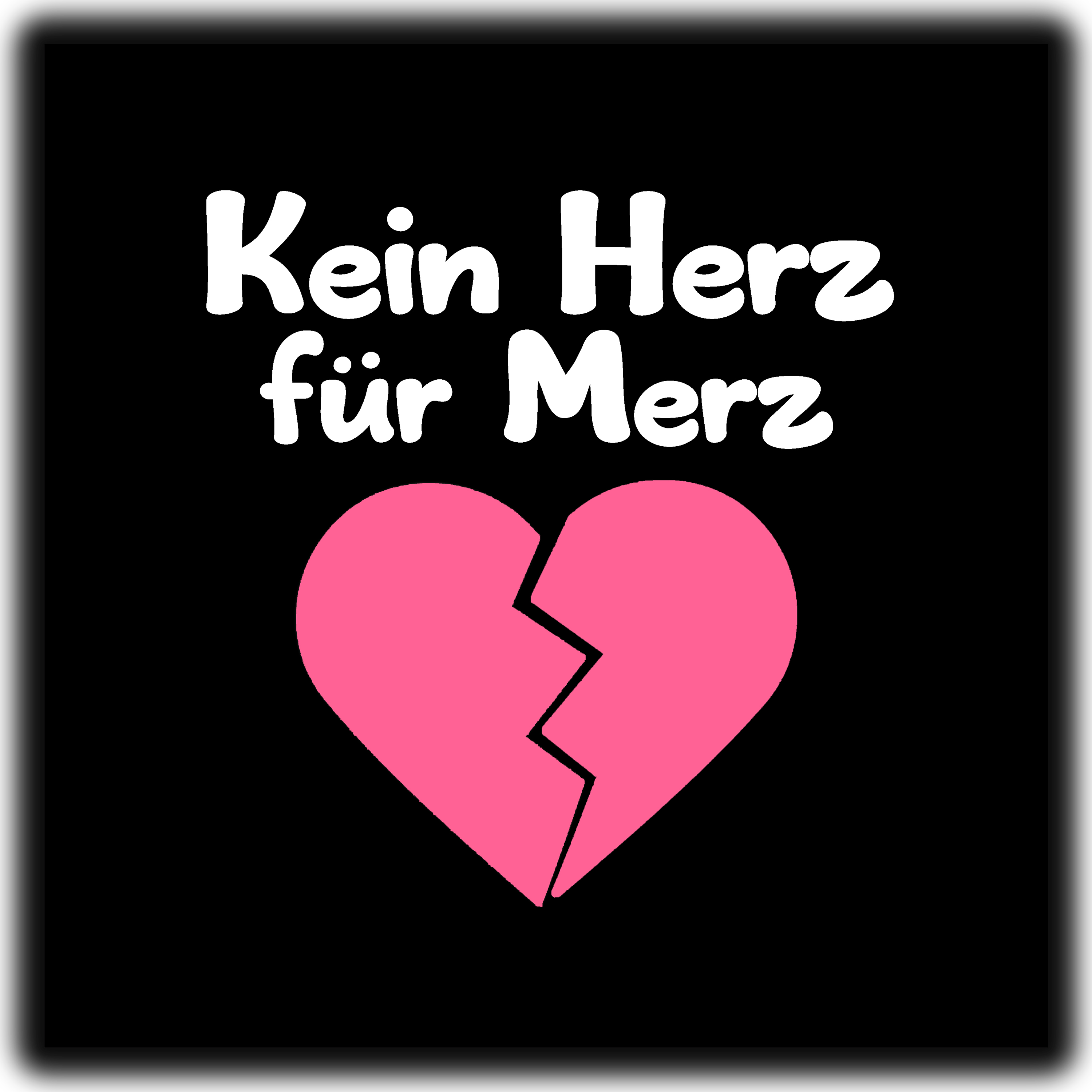 "Kein Herz für Merz" Sticker